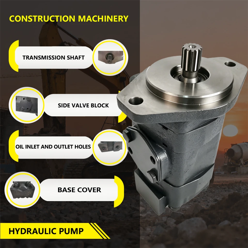 Cast Iron Charge Pilot Hydraulic Gear Pump 14543168 For Volvo Excavator EC700C suppliers